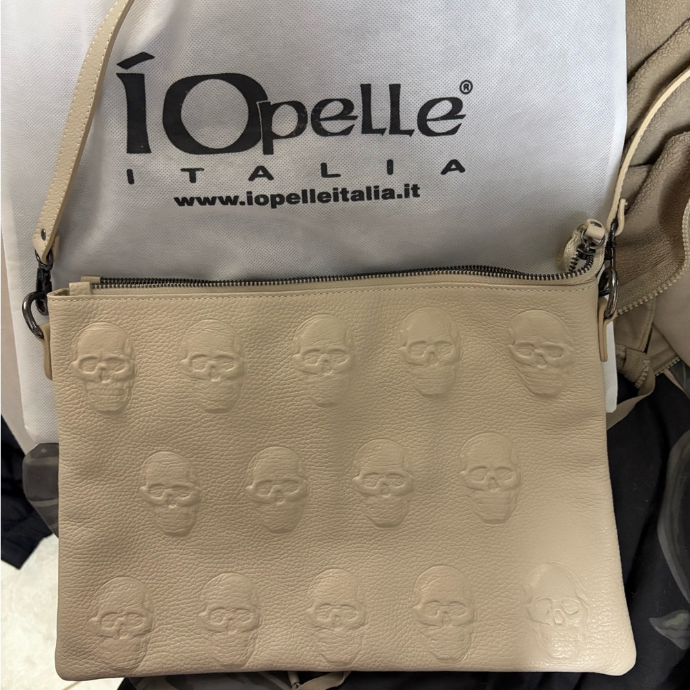 Beige Crossbody Bag